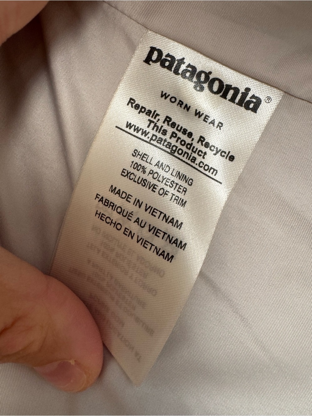 Patagonia Taupe Sherpa Fleece Vest - Picture 4 of 5